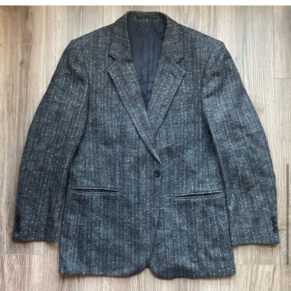 Givenchy Virgin Wool Multicolor Tweed Blazer | L - Picture 6 of 13